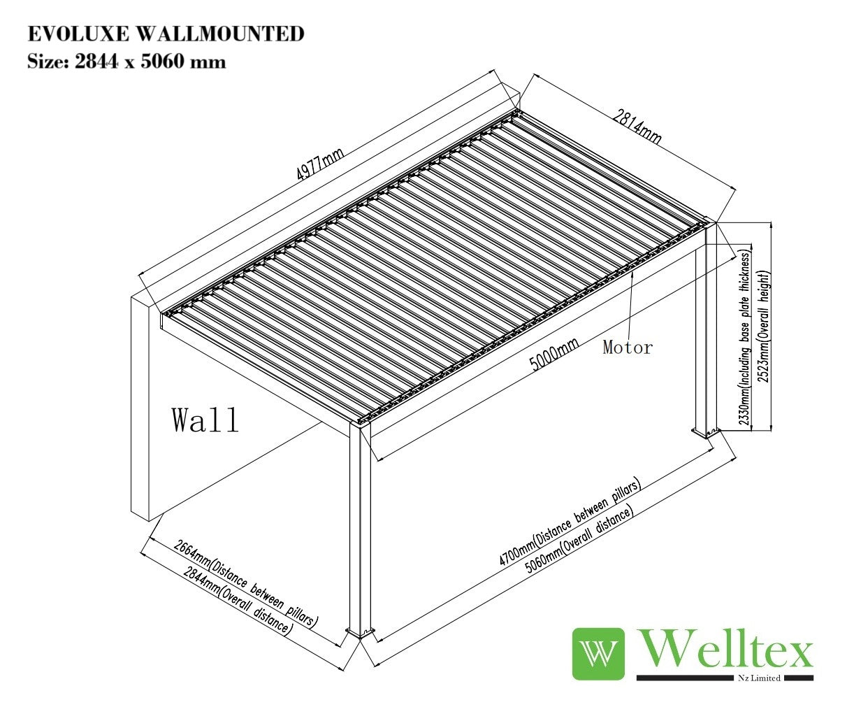 EvoLuxe Motorised Louvre Roof Pergola