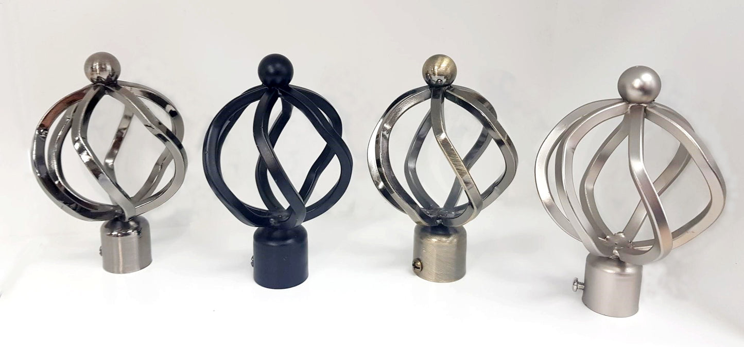 Sphere End Finials