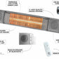 Smart Infrared Heater with Bluetooth and Speakers