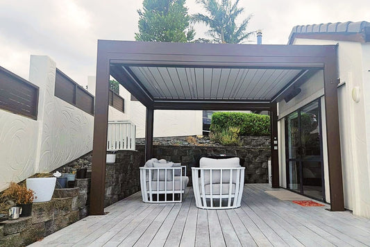 Custom Motorised Louvre Roof Pergola