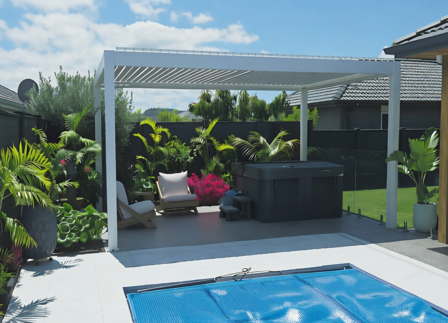 EvoLuxe Motorised Louvre Roof Pergola